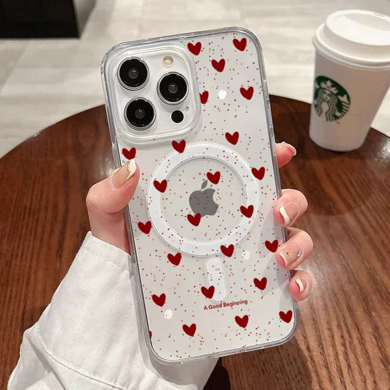 INS Rotes Liebesherz Sexy Tran – Phone Cases Magsafe Bewertung und Preis