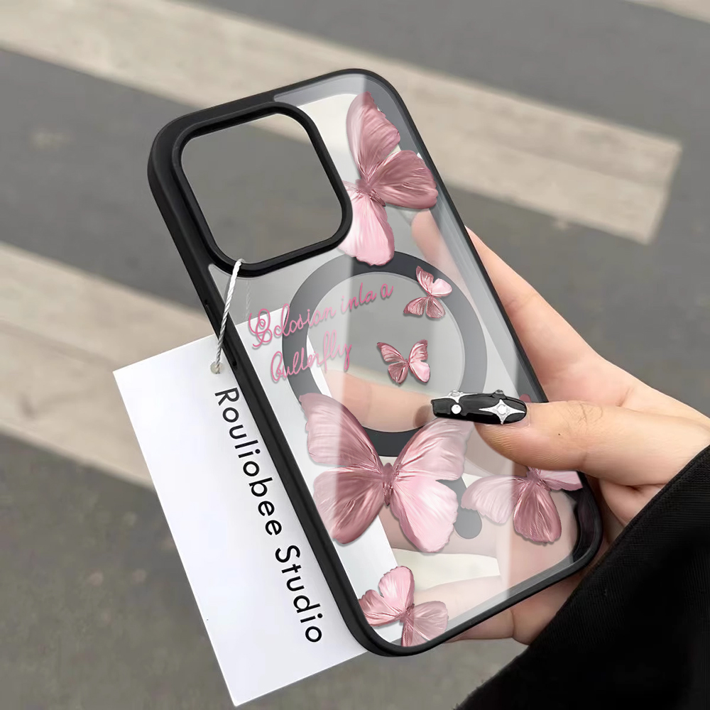 Mehrfarbige Schmetterlings-Han – Phone Cases Magsafe Bewertung und Preis